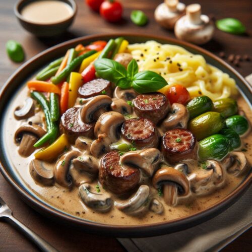 Vegansk Korv Stroganoff Recept